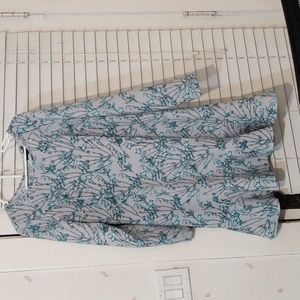 Banana Republic Blue Floral Dress